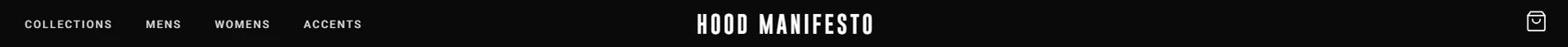 Header in dark state at top of page