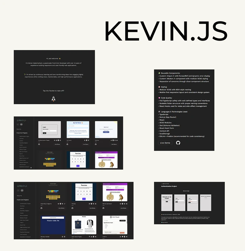 Personal Portfolio — mobile cover